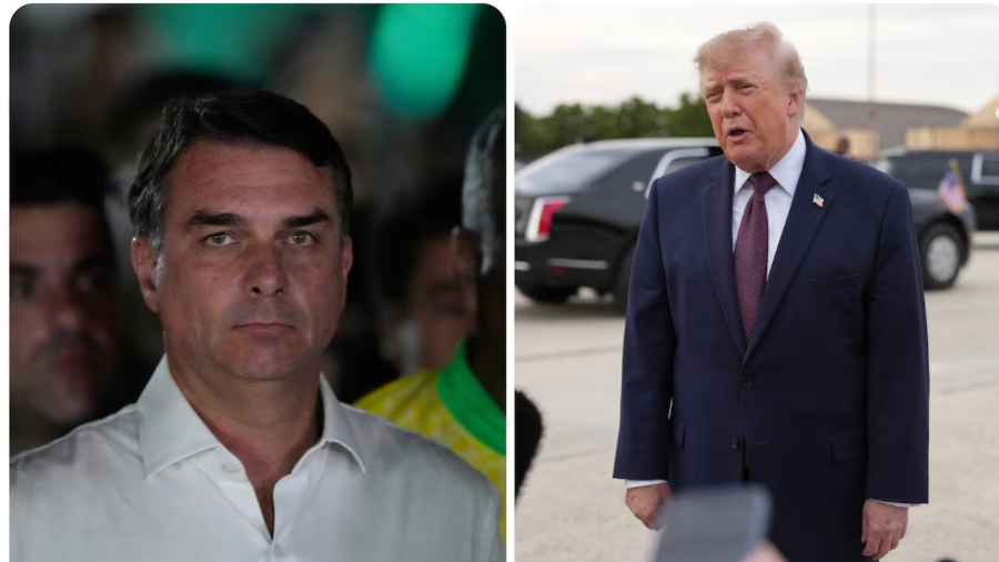 Photo: Globovisión Trump Addresses Flávio Bolsonaro US Entry and Brazil Vote